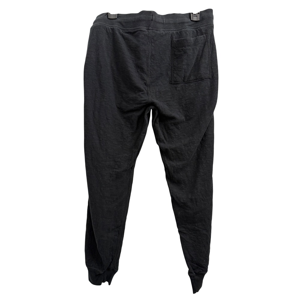 J.Crew Mens Knit Goods Jogger Sweatpants‎ Black Medium AZ684 HO22 Drawstring - Picture 3 of 6